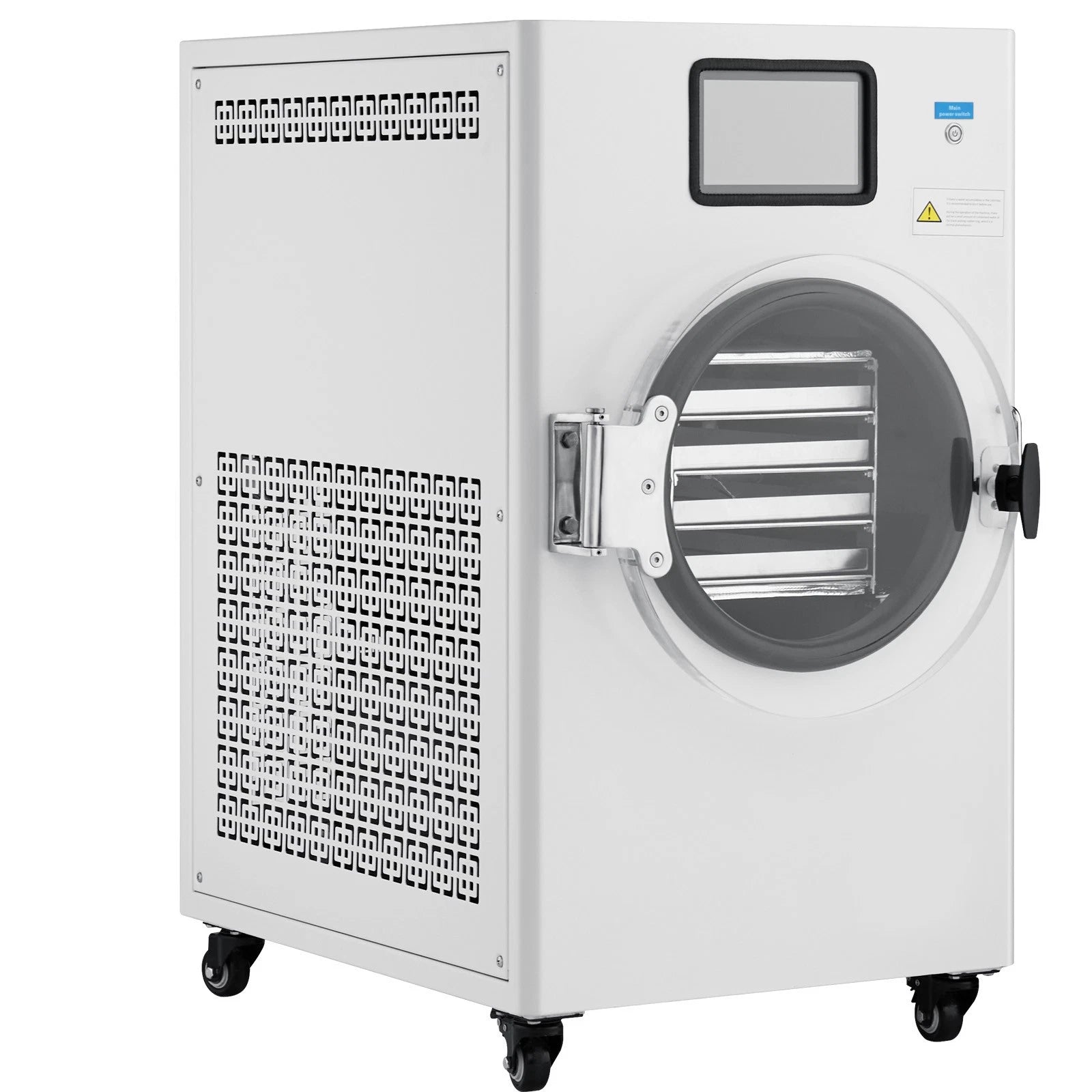 Vacuum Freeze Dryer 4-Layer Fruit Vegetable Freeze Drying Machine W/ Pump White